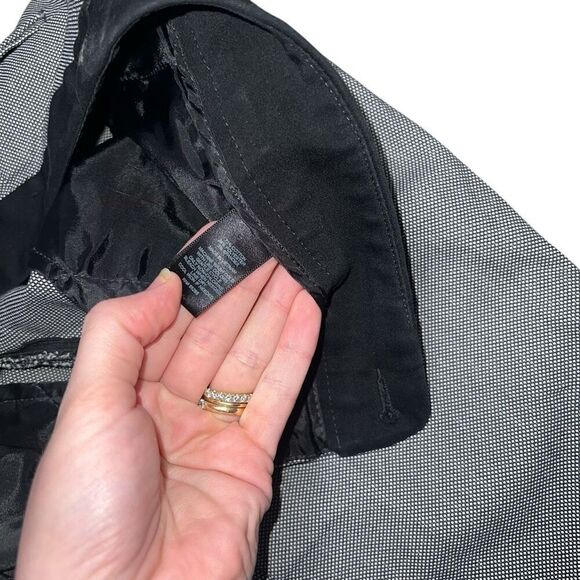 EXPRESS Columnist Black & White Dress Pants Size 0R - Picture 6 of 9